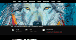 Desktop Screenshot of dinnerwithwolves.com